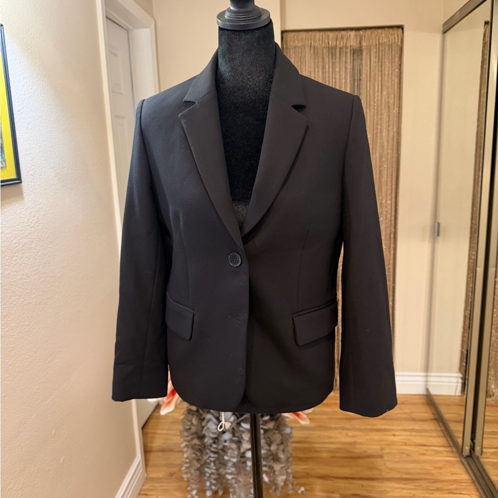 Zadig & Voltaire Black Blazer with Silver and Blue Skull Design - Picture 6 of 6